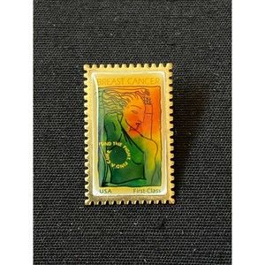 1999 U.S. Postal Service Breast Cancer Stamp Commemorative Pin